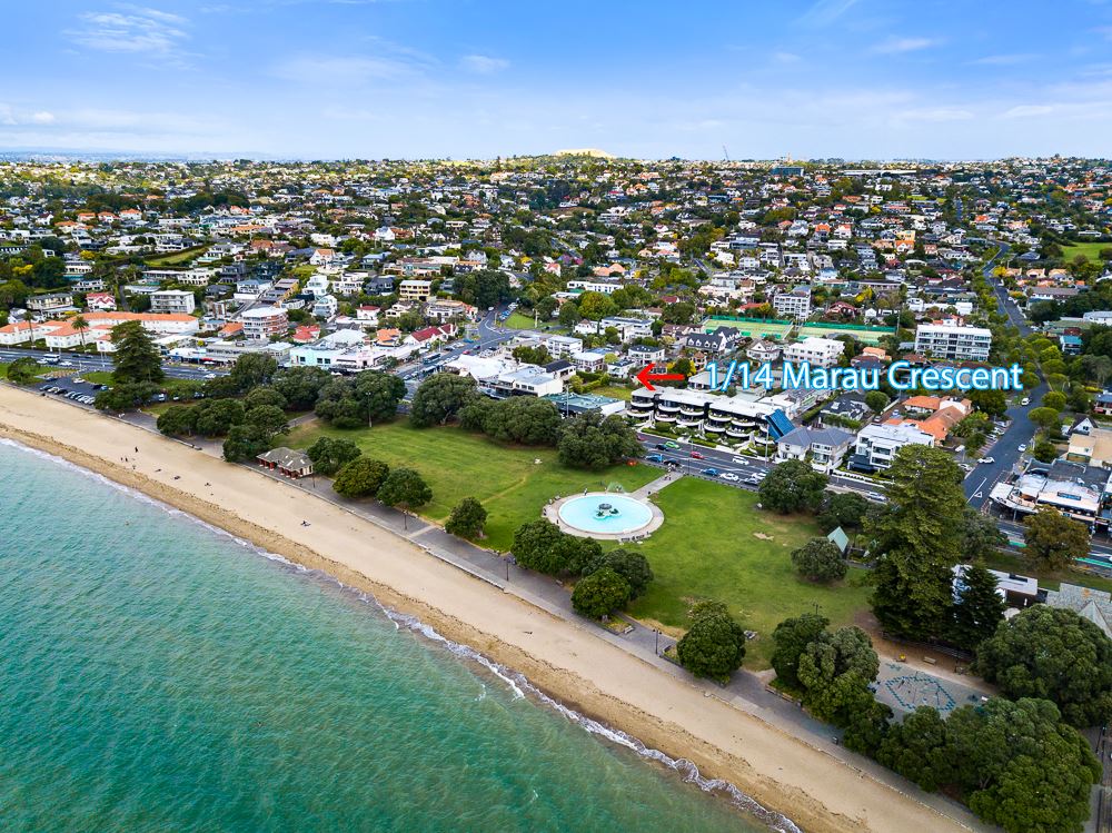 1/14 Marau Crescent, Mission Bay, Auckland, 2房, 1浴