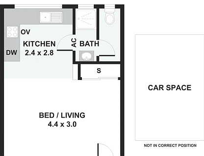 13/4 Wando Grove, St Kilda East, Melbourne CBD, 1 غرف, 1 حمامات, Studio