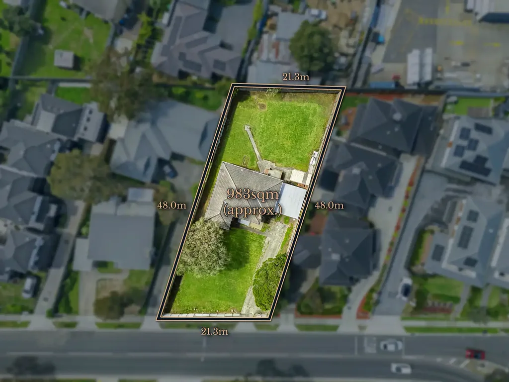 Ferntree Gully 3房 Ferntree Gully中心 983sqm宽幅地块 邻Pickett Reserve 便利生活配套 增值潜力无限 Prime Location with Exceptional Development Potential