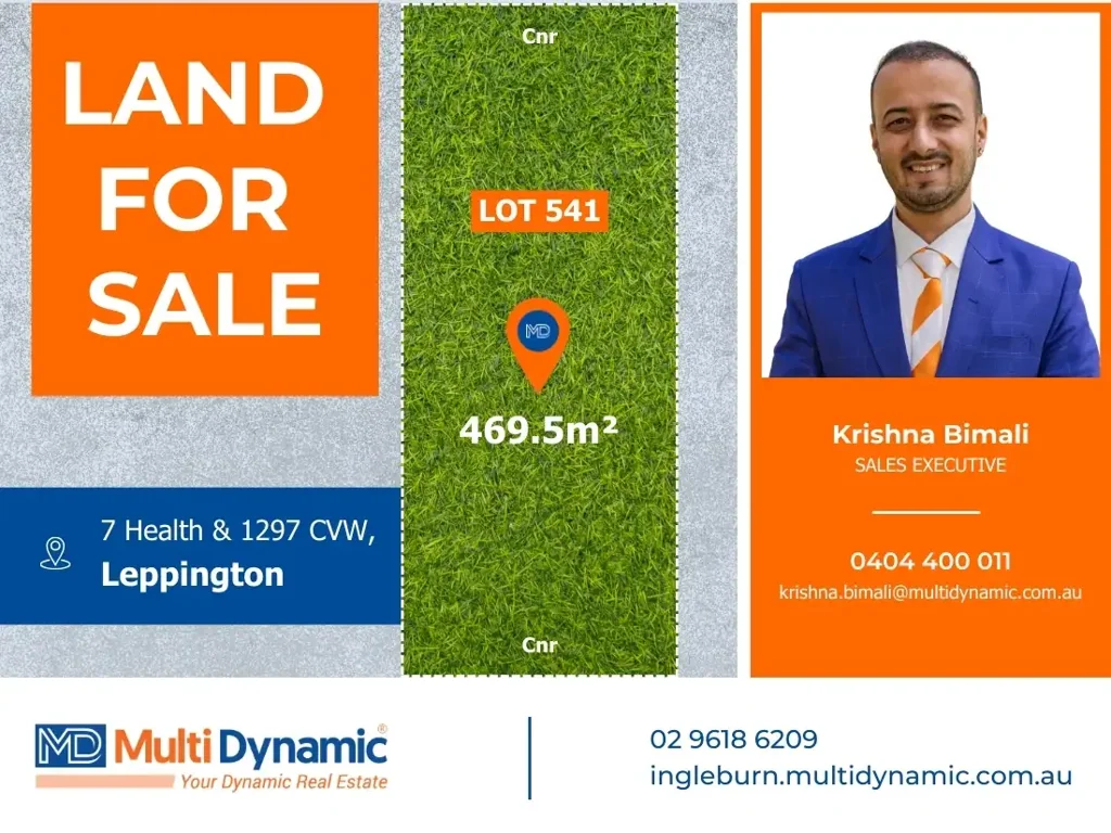 Leppington 469m² Land | Corner Block - New Release in Prime Leppington Location
