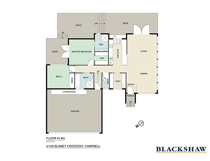 5/126 Blamey Crescent, Campbell, Inner North, 2 Bedrooms, 2 Bathrooms, Apartment