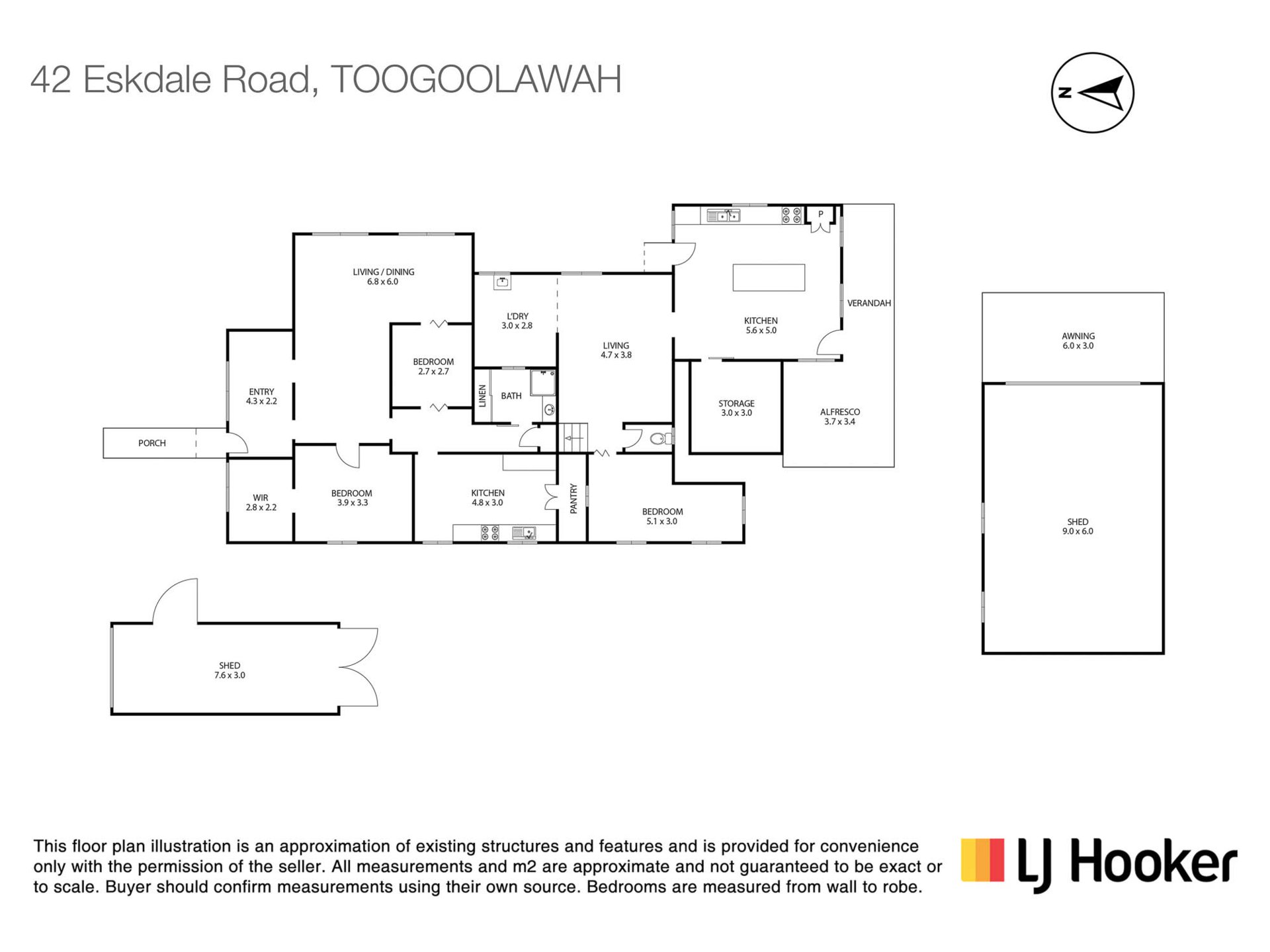 42 ESKDALE RD, TOOGOOLAWAH QLD 4313, 0 Schlafzimmer, 0 Badezimmer, House