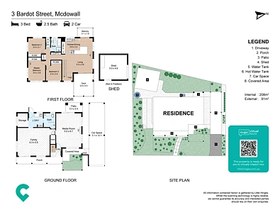 3 Bardot Street, Mcdowall, QLD 4053, 3房, 2浴, House
