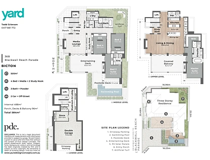 36B Blackwall Reach Parade, Bicton, South West Perth, 4 રૂમ, 4 બાથરૂમ, House