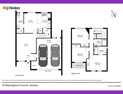5/3 Barrington Crescent, Amaroo, Gungahlin District, 3 ห้องนอน, 2 ห้องน้ำ, Townhouse