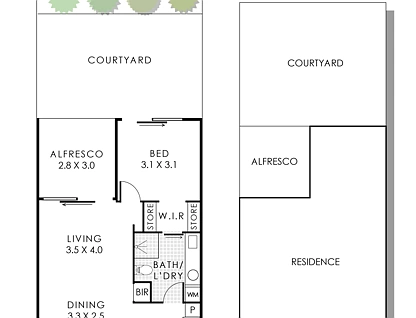 114/15 Roydhouse Street, Subiaco, Perth CBD, 1房, 1浴, Apartment