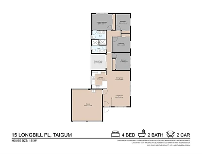 15 Longbill Place, Taigum, QLD 4018, 4 침실, 2 욕실, House