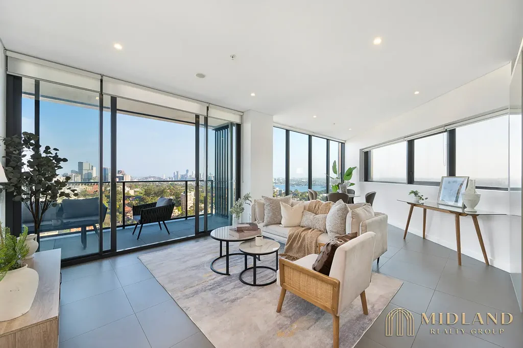 St Leonards 3Phòng ngủ Harbour & City Views | Spacious Three Bedroom in St Leonards Square