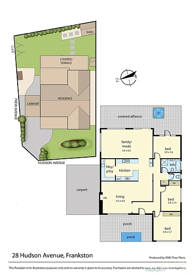 28 Hudson Avenue, Frankston, VIC 3199, 3房, 1浴, House