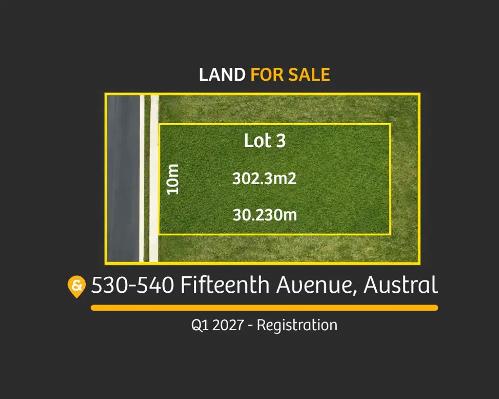 Austral Year 2027 Registration - Off the Plan Land - Available Now