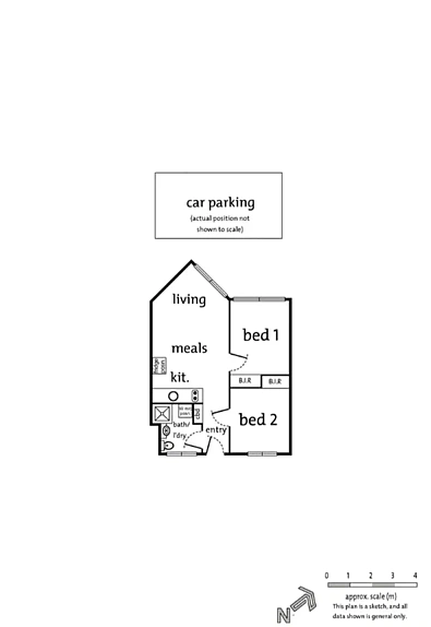11/77 Chapman Street, North Melbourne, VIC 3051, 2 slaapkamers, 1 badkamers, Apartment