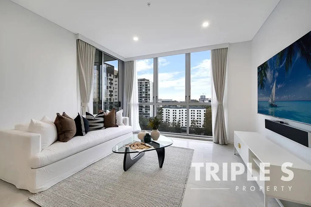 Macquarie Park 3ห้องนอน VICINITI MERITON SIGNATURE APARTMENT | RARE 3 BEDS WITH 2 CAR SPACES LEVEL 11| STUNNING VIEW | LUXURY INTERIORS | RESORT STYLE LIVING | 24/7 CONCIERGE