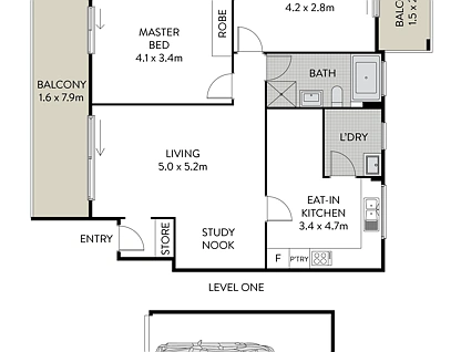 1/75 Liverpool Road, Ashfield, Inner West, 2 rūma, 1 rūma horoi, Apartment