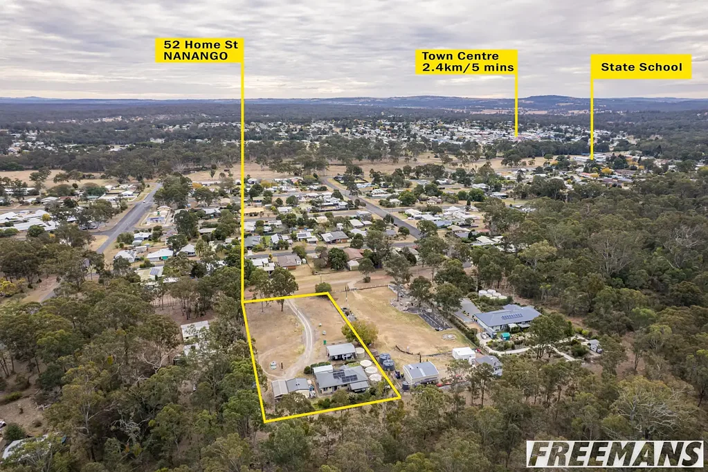 Nanango 3 Bedroom ELEVATED LOW-SET BRICK HOME ON AN ACRE WITH GREAT VIEWS INTO TOWN!