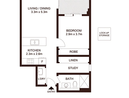 16/156 Botany Road, Alexandria, Sydney CBD, 1 غرف, 1 حمامات, Apartment
