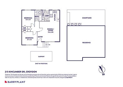 2/5 Kincumber Drive, Croydon, VIC 3136, 2 Bedrooms, 1 Bathrooms, Unit