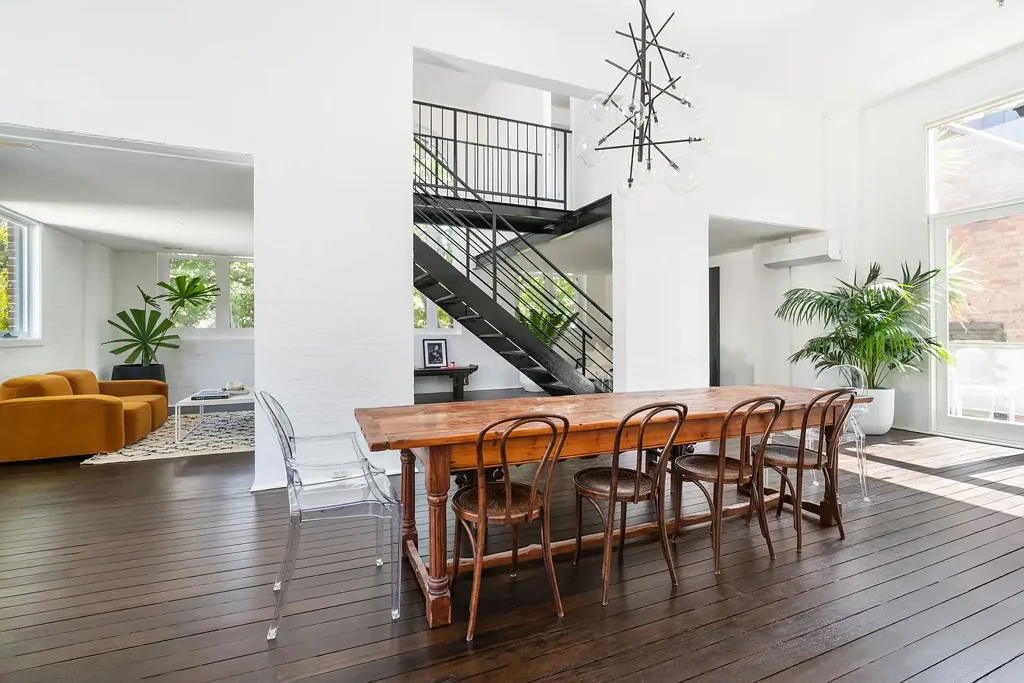 One-of-a-kind city home in a converted school hall