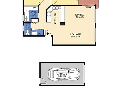 10/1 Queen Street, Moffat Beach, Sunshine Coast, 2 कमरे, 1 बाथरूम, Apartment