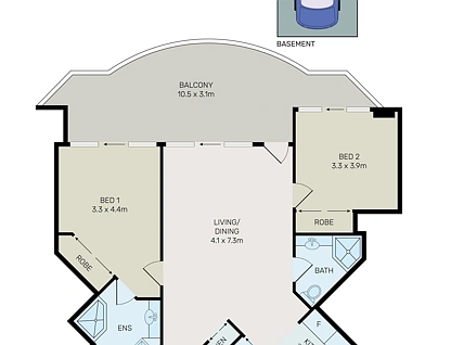 180/13-15 Hassall Street, Parramatta, Parramatta (Northwest suburbs), 2房, 2浴, Apartment