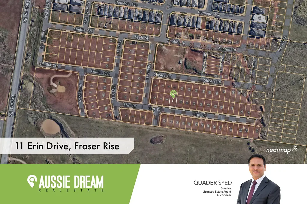 Fraser Rise 海滨瑰宝 优校环抱 350㎡梦想画布 便利生活 尽享宁静人生 Prime East-Facing Land in Fraser Rise VIC 3336: Your Blank Canvas Awaits!
