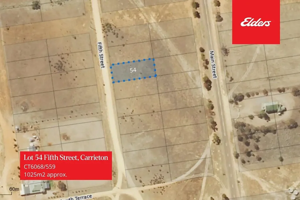 Carrieton VACANT BLOCK FOR AUCTION Under Section 184 of the Local Government Act 1999 - Allotment 54
