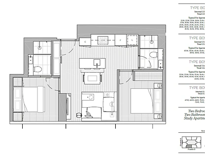 3006/452 Elizabeth Street, Melbourne, Melbourne CBD, 2 कमरे, 2 बाथरूम, Apartment