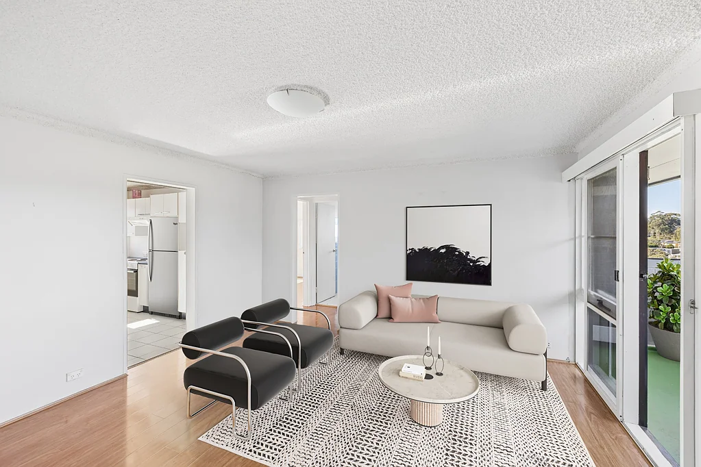 Lane Cove 2房 采光充足的公寓，可俯瞰区域美景 Light-filled apartment with elevated district outlooks