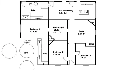 421 Riverview Drive, Berri, SA 5343, 3 Bedrooms, 1 Bathrooms, House