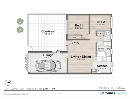 129/11 West Dianne Street, Lawnton, QLD 4501, 2房, 1浴, House