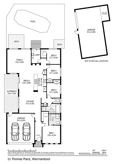Plano ng Bahay - 11 Thomas Place, Warrnambool, VIC 3280