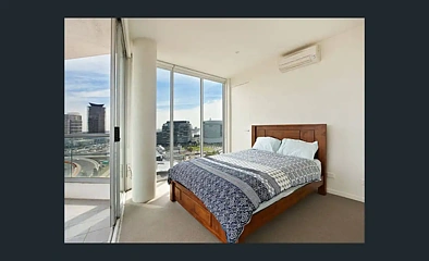 ਬੈੱਡਰੂਮ - 1301/8 Mccrae Street, Docklands, VIC 3008