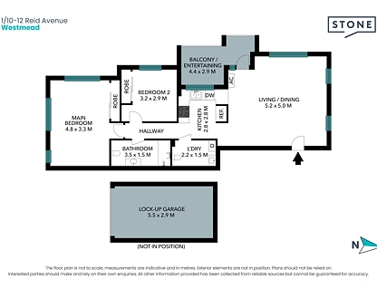 1/10-12 Reid Avenue, Westmead, Parramatta (Northwest suburbs), 2 રૂમ, 1 બાથરૂમ, Apartment