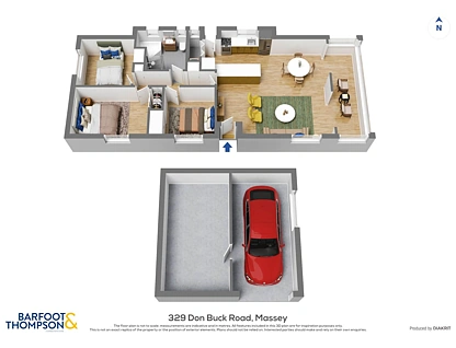 329 Don Buck Road, Massey, Waitakere City, 3 ਕਮਰੇ, 1 ਬਾਥਰੂਮ, House