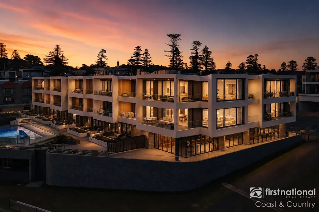Kiama 3房  Luxury Coastal Living from a Prized Corner Position