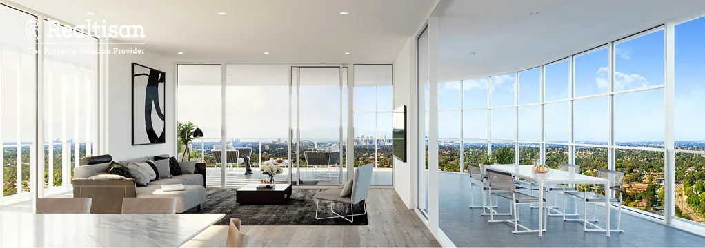 Epping 2chambre Newly released off plan high rise apartment 1903 it 2bedrooms plus study with north aspect. The completion time will be about mid-end of 2025