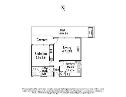 4/69 Station Street, Fairfield, VIC 3078, 1房, 1浴, Apartment