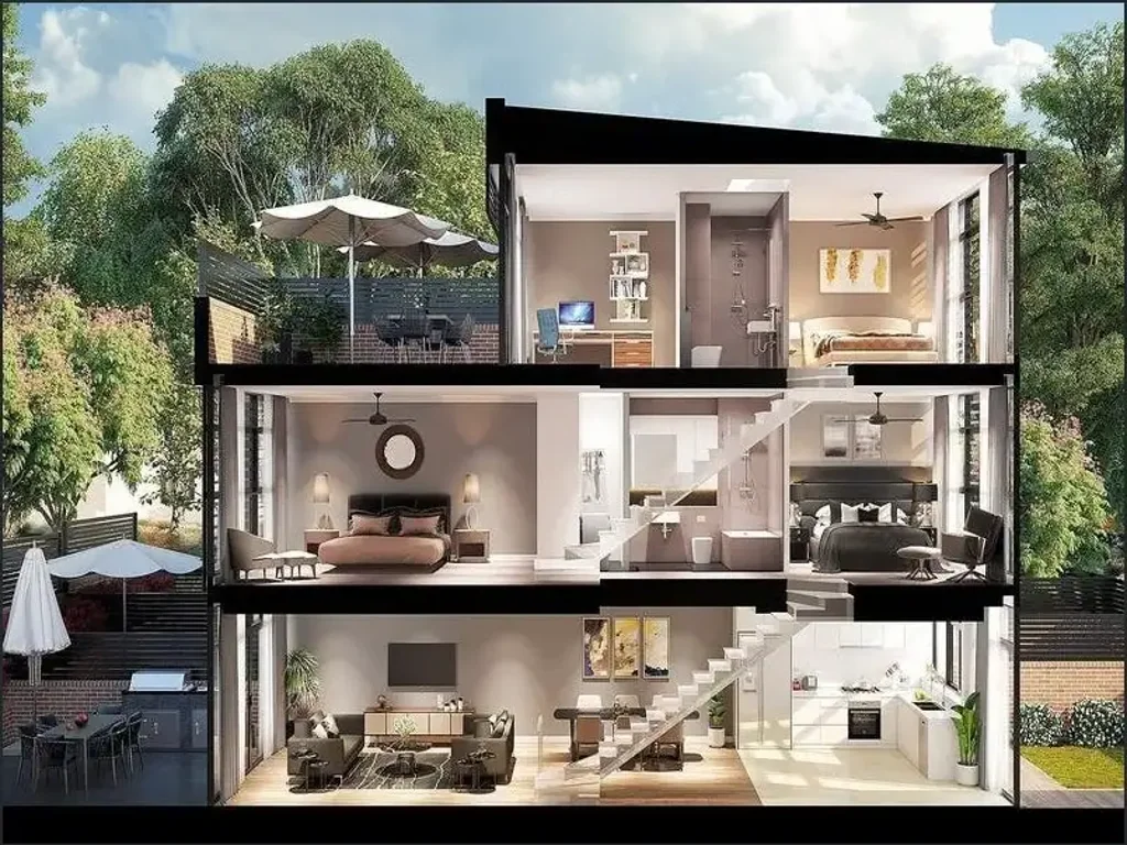 Spacious 3-Bedroom + Multipurpose Room Townhouse with Courtyard & Terrace