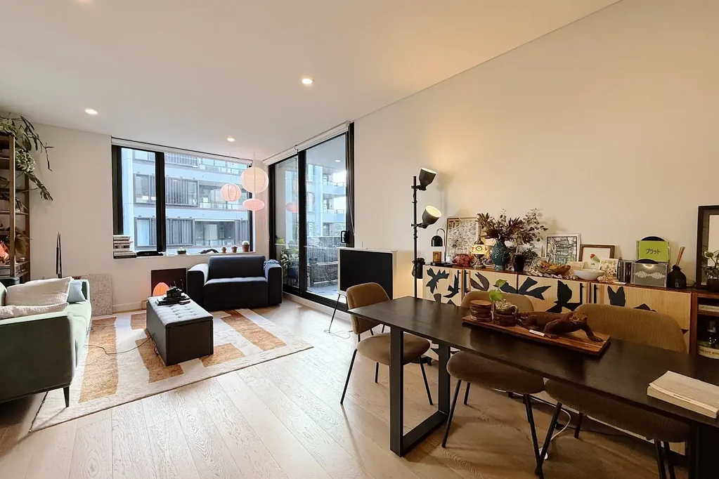 Tree Top Views | Stylish Interiors with Versatile Timber Floors | Spacious Living Room One Bedroom in Prime Location