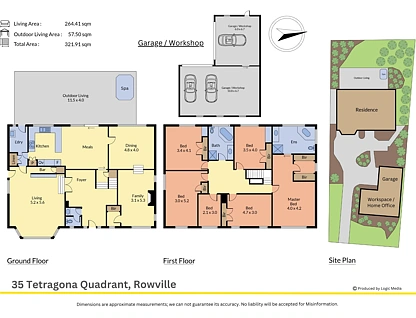 35 Tetragona Quadrant, Rowville, East Melbourne, 6房, 2浴, House