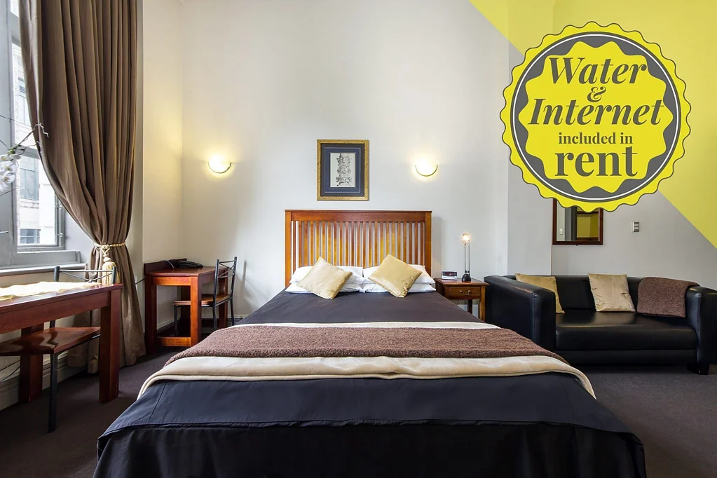 Furnished studio in Prime City Location - Water & Wi-Fi included