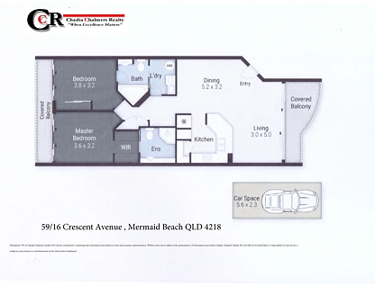 59/16 Crescent Avenue, Mermaid Beach, Gold Coast, 2 غرف, 2 حمامات, Apartment