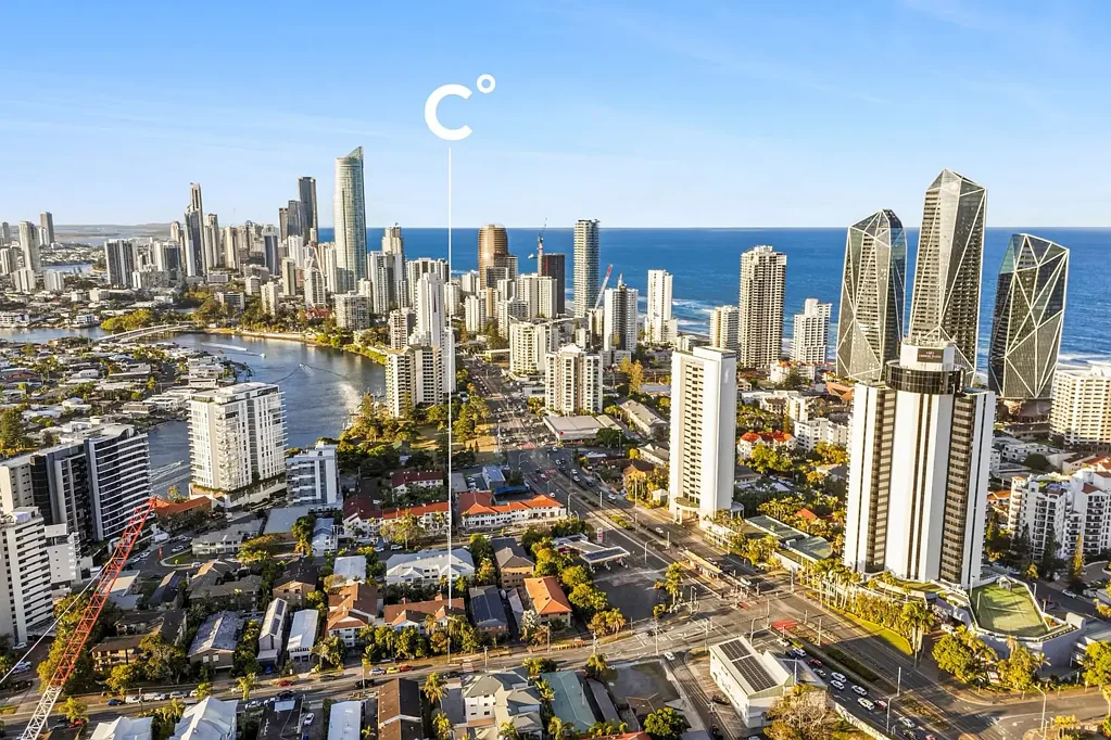 Surfers Paradise 2ਬੈੱਡਰੂਮ Elevated, Easy Living Just 600m from the Beach