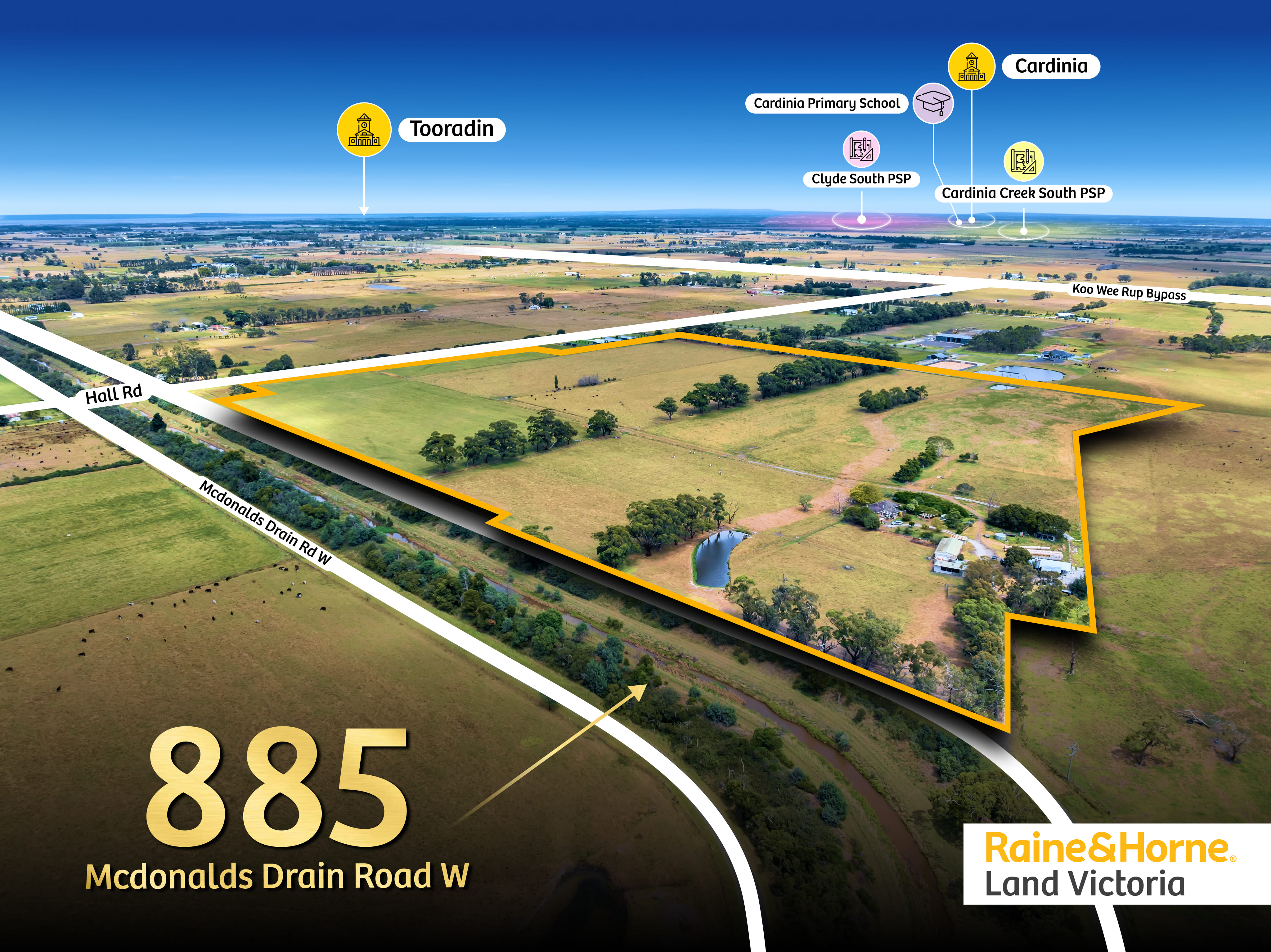 885 MCDONALDS DRAIN RD WEST, PAKENHAM SOUTH VIC 3810, 0 غرف, 0 حمامات, Section