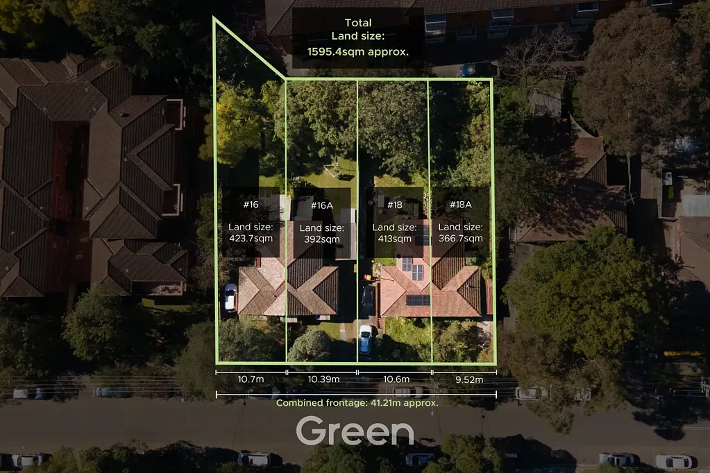 West Ryde 6ਬੈੱਡਰੂਮ Prime R4 Development Opportunity - 1595.4 sqm Combined | 41.21 m Frontage | Walk to West Ryde Station