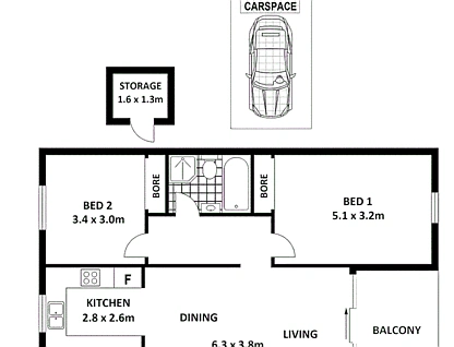 4/4 Barangaroo Road, Toongabbie, Western Suburbs, 2 ห้องนอน, 1 ห้องน้ำ, Apartment
