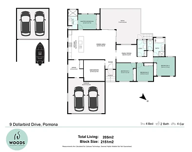 9 Dollarbird Drive, Pomona, QLD 4568, 4 slaapkamers, 2 badkamers, House