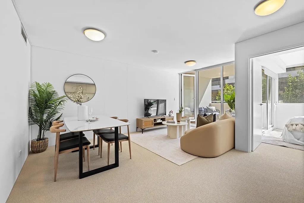 Chatswood 1房 安全建筑内 二楼新装 现代厨房 内部洗衣 朝北阳台 全屋空调 安全车位 学区便利 Modern North-facing Apartment in the heart of Chatswood
