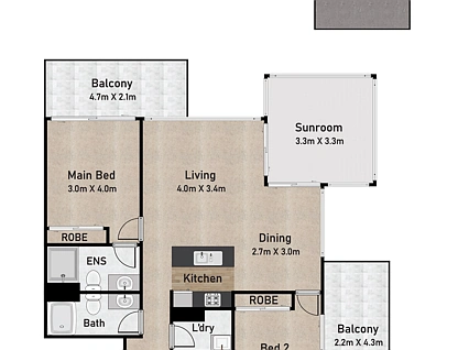 111/387-397 Macquarie Street, Liverpool, South Western Suburbs, 2 phòng ngủ, 2 phòng tắm, Apartment