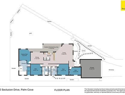 22 Seclusion Drive, Palm Cove, QLD 4879, 4房, 2浴, House