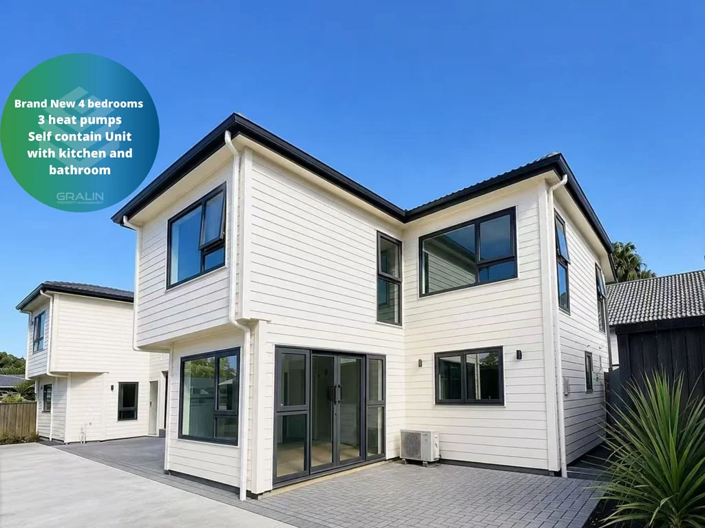 Brand new 4 bedroom family home with self contain unit with separate entry